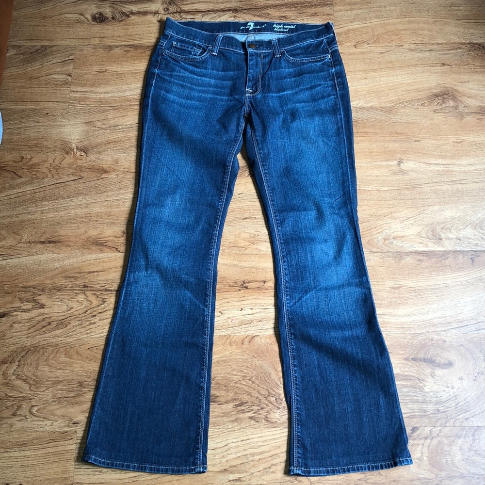 7 FAMK High-Rise Bootcut Jeans Size 29